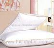 Gold-Piping Cotton Hotel Down Feather Pillow , Eco-friendly Washed Pillows Wholesale