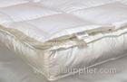 Luxury Down and Feather 3 Layer Mattress Pad Toppers Full Size Home Furniture