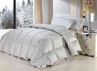 Single Size Cotton Down Feather Quilt with Duck Down , Washed Breathable Comforter