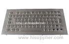 Vandalproof industrial IP65 panel mount keyboard with Fn keys