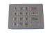 IP65 dynamic rated vandal proof Vending Machine Keypad with short stroke with 16 keys