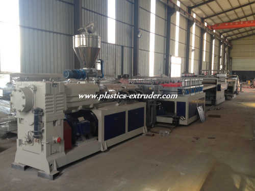 PVC skinning foam board production line