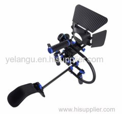 Wholesale DSLR camera Shoulder Mount Kit Shoulder Rig +follow focus+matte box+ c arm