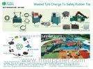 Energy Saving Waste Tire Recycling Machine / Tyre Recycling Equipment
