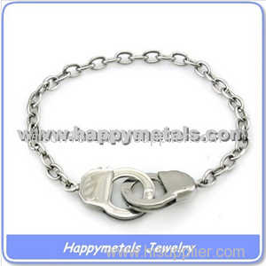 Steel handcuffs Jewelry bracelet
