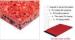 Non Slip Rubberized Track Surface Running Track Flooring Long Using Life