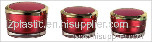 round transparent arcylic cosmetic jar