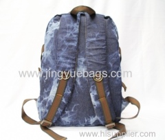 New design blue backpack with locks