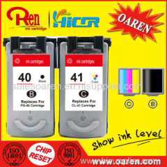 for Canon cartuchos de tinta PG40 mostrar el nivel de tinta