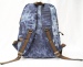 Hot sell blue canvas backpack bags with locks