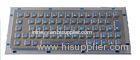 64 keys lluminated industrial stainless steel PC keyboard