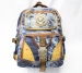 2015 newest blue backpack with locks