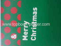 online custom handmade ivory board Christmas greeting card printing on demands