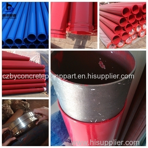 Twin wall concrete pump pipe