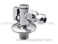 YL55 Fashion chrome plating brass angle valve