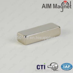 N52 Nicuni plated neodymium magnet