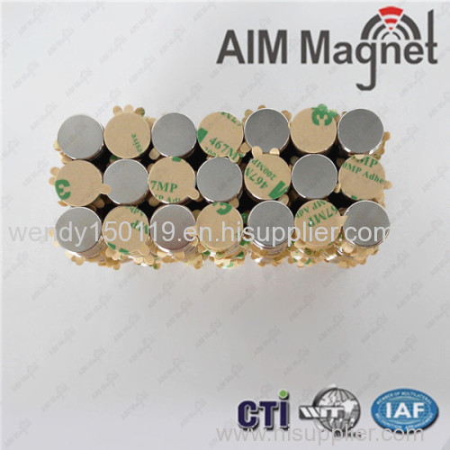 school bag neodymium adhesive 3M Magnets D9 x 1mm