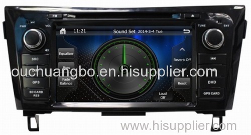 ouchuangbo Nissan QashQai 2014 autordio DVD gps navi