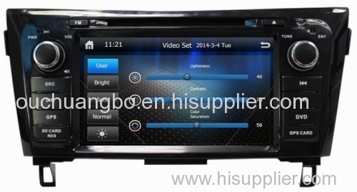 ouchuangbo Nissan QashQai 2014 autordio DVD gps navi