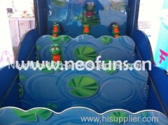 Frog Prince Redemption Machine|Funny Indoor Kids Amusement Rides For Sale|Hot Sale Electronic Game Machine