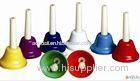 Orff Toy Music Instrument , Colorful 8 Note Hand Bell Set