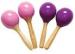 Purple Wood Toy Musical Instruments Small Orff Instruments Wooden maracas