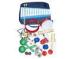 17 Pieces Wood Percussion Kids Musical Instrument Orff Instruments Set With Bag