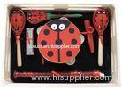 Cartoon Style Kids Musical Instrument Percussion Kawai Wood Toy Outfit with Wooden Box