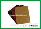 Custom Genuine Leather Mouse Pad With Wrist Rest Soft Nontoxic