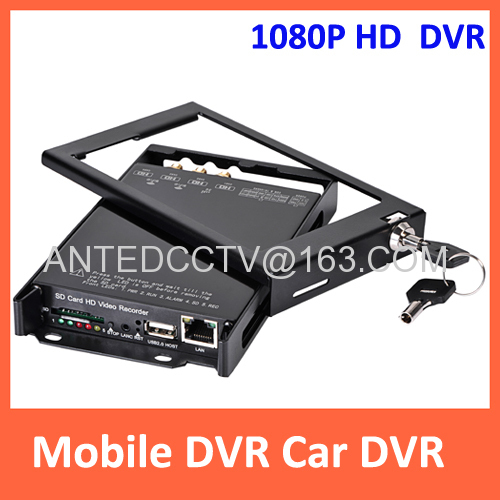 HD 1080P H.264 Mobile Vehicle DVR CCTV recordrer 4channel