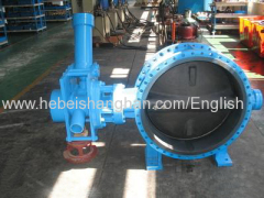 Pneumatic Butterfly Flanged Valve