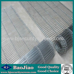 Stainless Steel Flat Flex Wire Mesh Conveyor Belt/Ladder Link Conveyor Mesh Belt For Chocolate or Pizzas