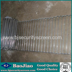 Stainless Steel Flat Flex Wire Mesh Conveyor Belt/Ladder Link Conveyor Mesh Belt For Chocolate or Pizzas