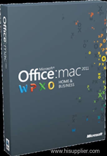 Office Mac 2011 Home and Business Key, 1PC/2PC