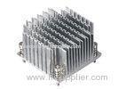 Aluminum extrusion Server CPU Cooler for Intel Pentium M 1 U , 50x 50x38mm