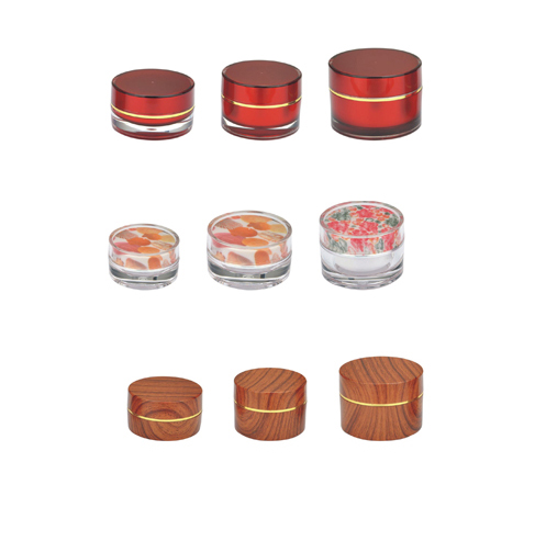 15/30/50g acrylic square cosmetic cream jar