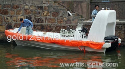 GRP 6 Man Fast Rescue Boat/ Rescue Boats with Double Engines