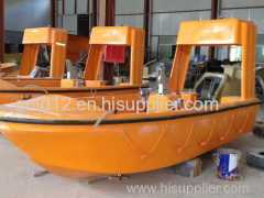 4.5 Meters Single Hook Open Rescue boat of 6 persons