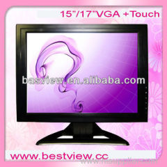 Wall Mounted Touch Screen Monitor 15''/LCD Monitor with Touch Panel