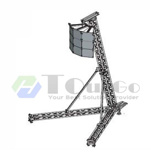 Specially Aluminum Speaker Truss, Easy-Finished Truss Line Array Tower Lift System for Sale