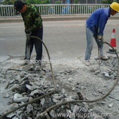 Rapid concrete bridge deck hole repair material