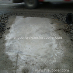 Rapid concrete bridge deck hole repair material