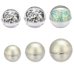 15/30/50g acrylic ball shape cosmetic packaging