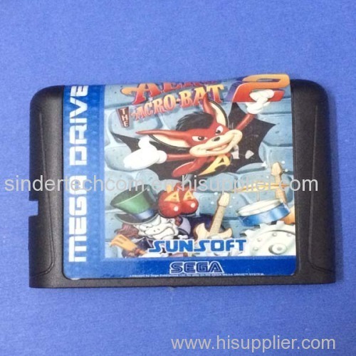 Aero the acro-bat 2 MD Game Cartridge 16 Bit Game Card For Sega Mega Drive / Genesis