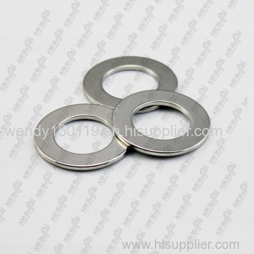 Ring NdFeB Magnet Nickel plated