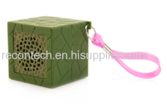 AWS1123 Cube Speaker Wireless With Lanyard Bluetooth Waterproof Speaker