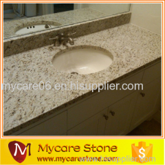 Giallo ornamental best price granite one peice bathrom, vanitytop for sale