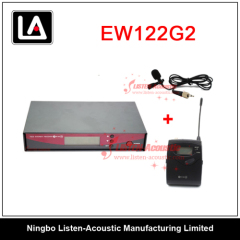 Single Channel UHF Wireless Clip Microphone EW 122G2