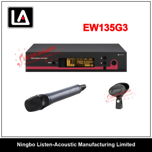 UHF Excellent quality Stage wireless Battery Operated microphone EW 135G3