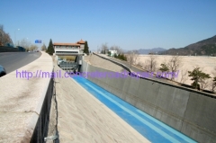 Concrete patching material for concrete port structure cracks